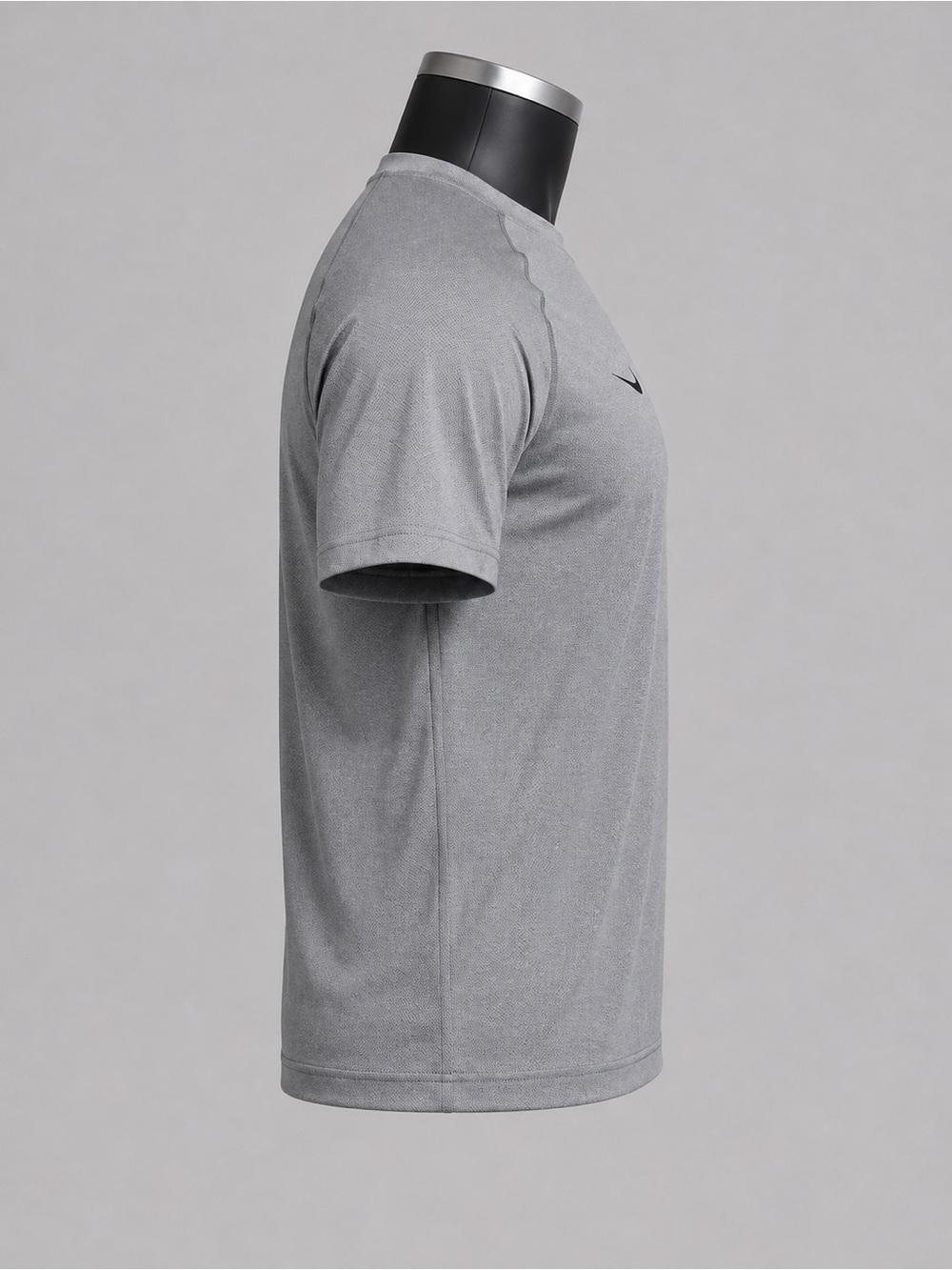 Nike Light Gray Performance Short Sleeve Tee - Picture 5 of 6
